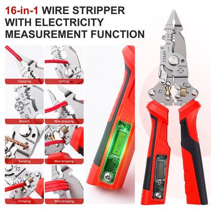 16-in-1 wire stripping pliers product image 2