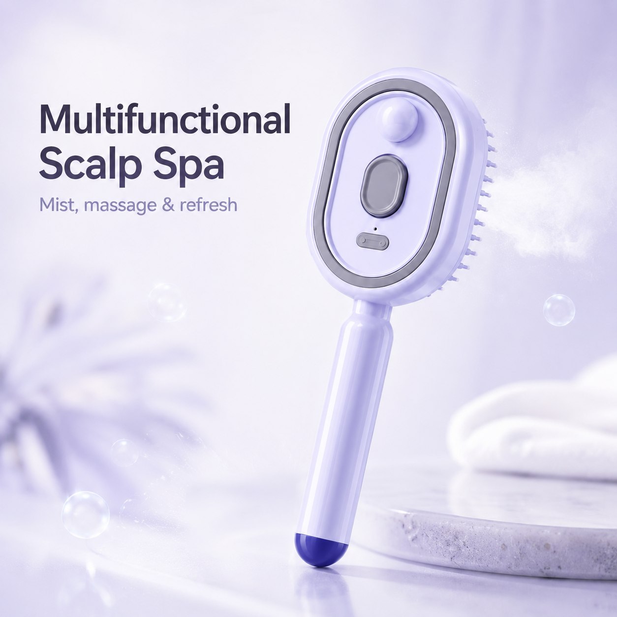 3-in-1 Mist Spray Scalp Massage Comb