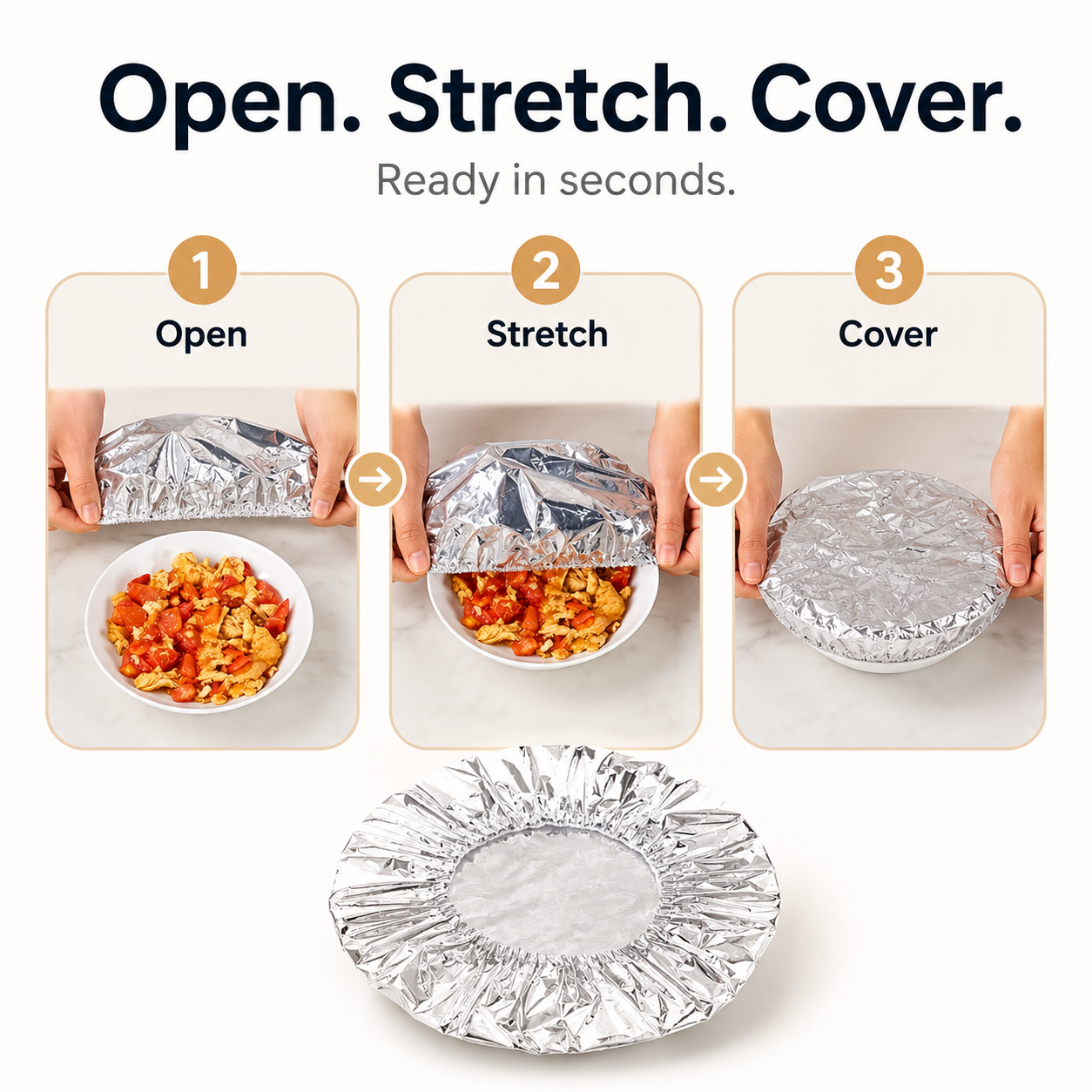 🔥 Reusable Thermal Dish Covers – Keep Food Warm & Fresh Longer