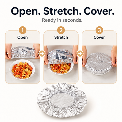 🔥 Reusable Thermal Dish Covers – Keep Food Warm & Fresh Longer