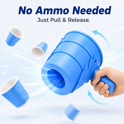 🚚 Free Shipping | 💨 Air Cannon Toy with Foldable Sight 🎯