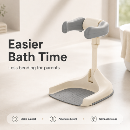🛁 Adjustable Toddler Standing Bath Support & Shower Assistant 👶