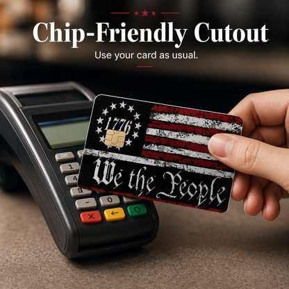 ✨U.S. 250th Anniversary "We the People" Card Sticker 🦅