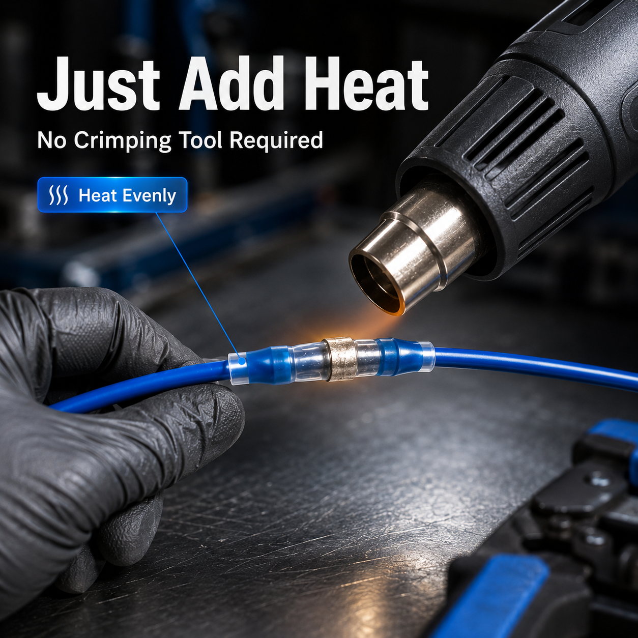 ⚡ 300-Piece Waterproof Solder Seal Wire Connectors Kit 26-10 AWG 💧