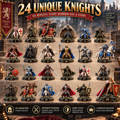 ⚔️ 2026 Medieval Knight Advent Calendar – 24 Days of Christmas Warriors