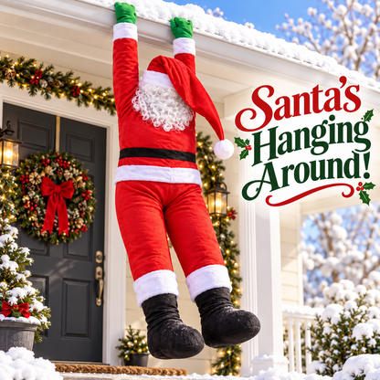 🎄 Hanging Santa Claus Decoration ✨ Bring Christmas Magic to Your Home