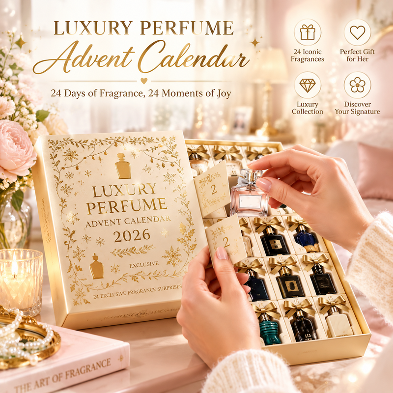 ⭐2026 Premium Luxury Perfume Advent Calendar – Acrylic Ornament Surprise Set⭐