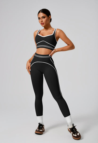 💗 Sculpt Seamless High-Waist Set | Butt Lift Gym Outfit ✨ | Squat Proof Workout Wear