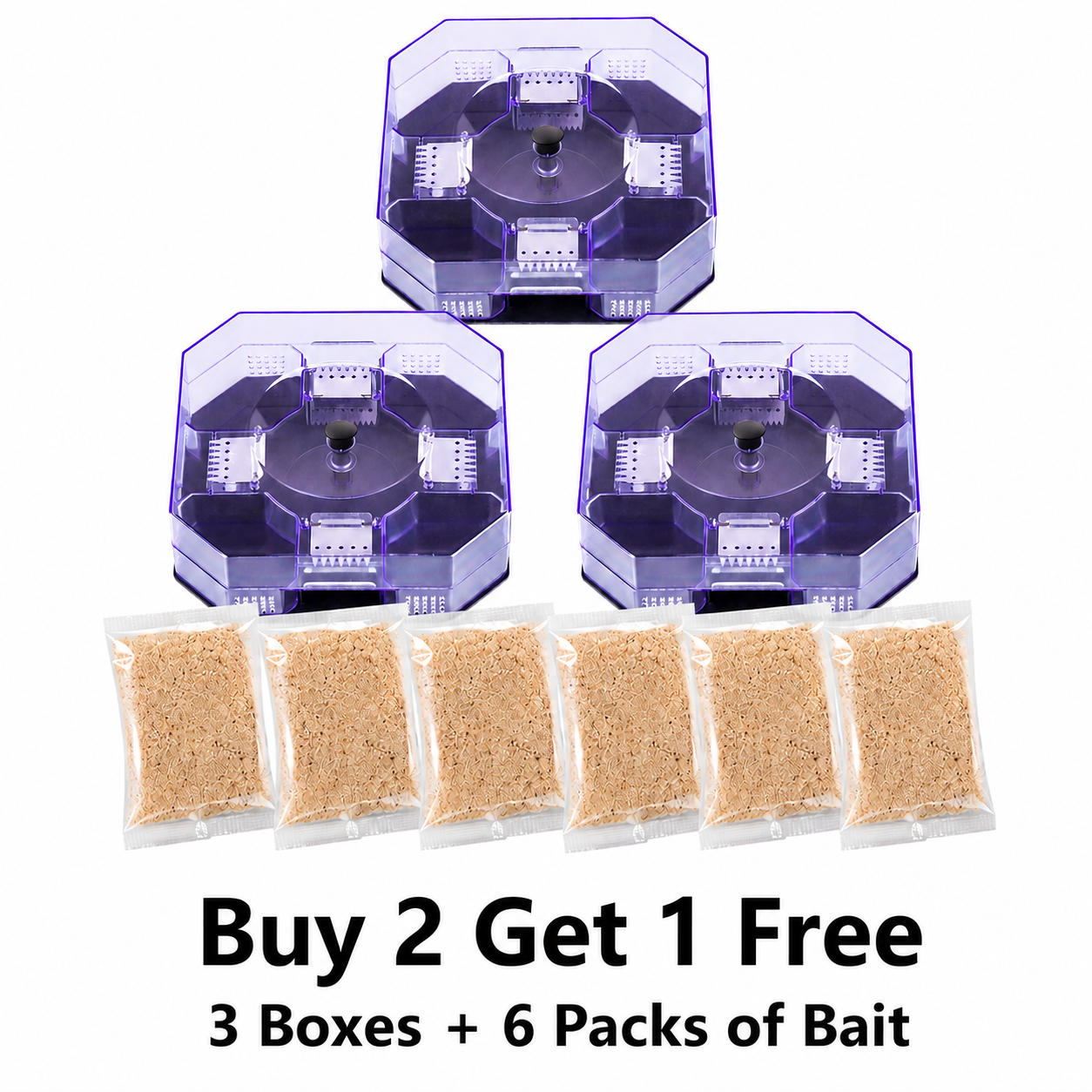 🪳 Reusable High-Efficiency Roach Trap Eco-Friendly Multi-Entry Physical Capture Box 🛡️