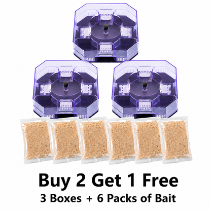 🪳 Reusable High-Efficiency Roach Trap Eco-Friendly Multi-Entry Physical Capture Box 🛡️