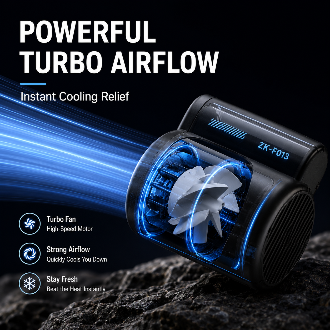 ⏰55% OFF Last Day | ❄️ Portable Waist Fan | Hands-Free Cooling for Summer