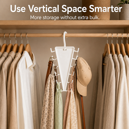 🎁 BUY 1 GET 1 FREE! 👔 12-Hook Rotating V-Hanger ✨
