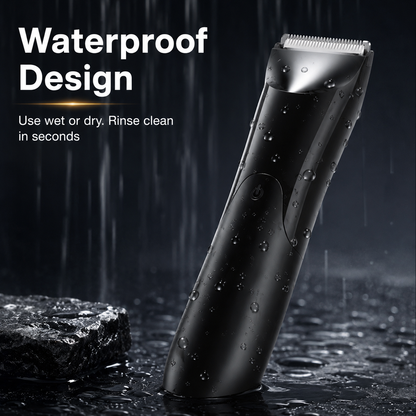 Waterproof Body Hair Trimmer for Men 🚿 Smooth Full-Body Grooming ✨