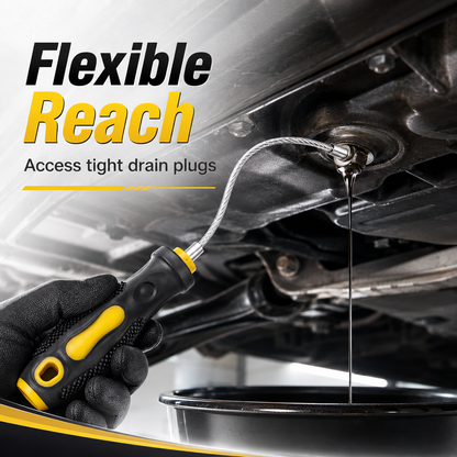 🛠️ Universal Flexible Oil Plug Remover Tool
