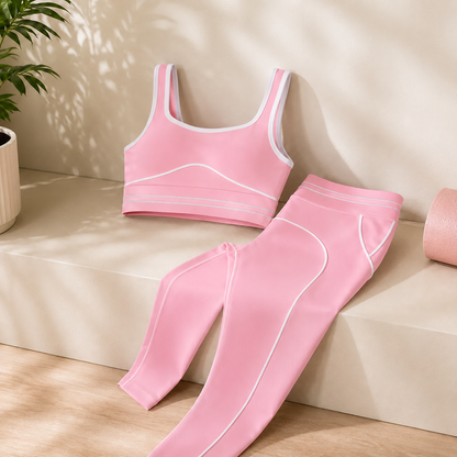 💗 Sculpt Seamless High-Waist Set | Butt Lift Gym Outfit ✨ | Squat Proof Workout Wear
