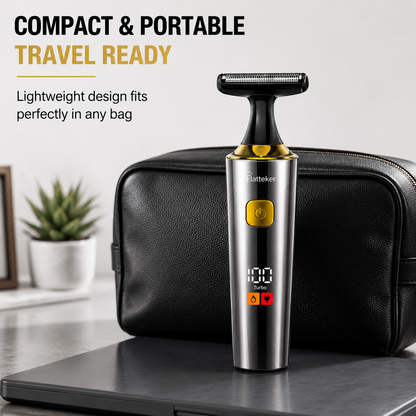 New Retractable Trimmer for Men: Body Hair and Nose Hair Trimmer, Electric Shaver, and Hair Clipper