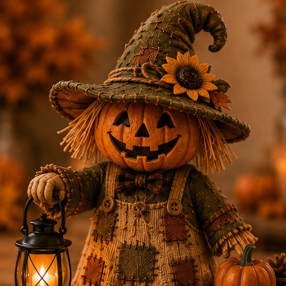 🔥Last Day 49% OFF -🎃 Cute Spooky Halloween Mantel Figurine – Cozy Resin Decor 🍂