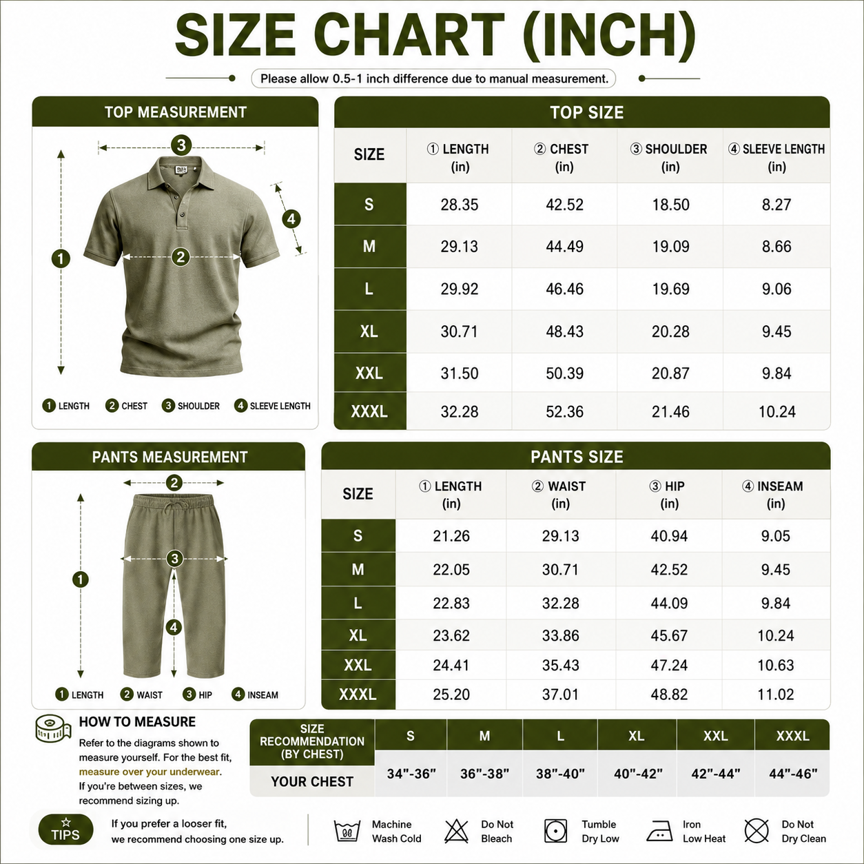 🌿 Men's 2-Piece Linen Outfit Set • Breathable Short-Sleeve Polo Shirt & Relaxed Pants 🏖️