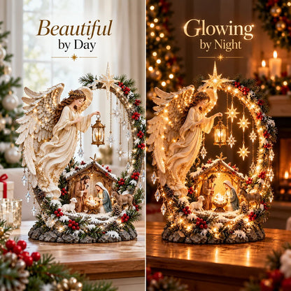 🔥Last Day 50% OFF- ✝️ Angel of Bethlehem Nativity Light 🌟