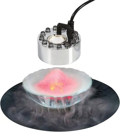 🎃 12 LED Ultrasonic Mist Maker Fogger for Halloween Décor ✨
