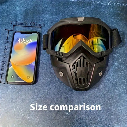 Detachable Full Face Goggle Mask