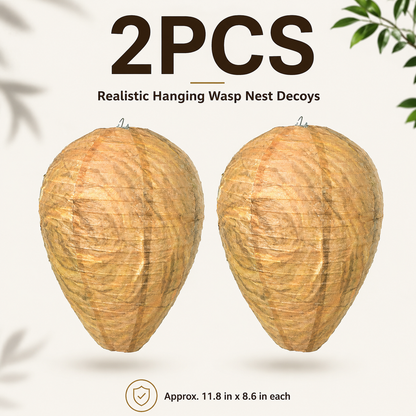 Wasp Nest Decoy 🐝 Natural Outdoor Repellent