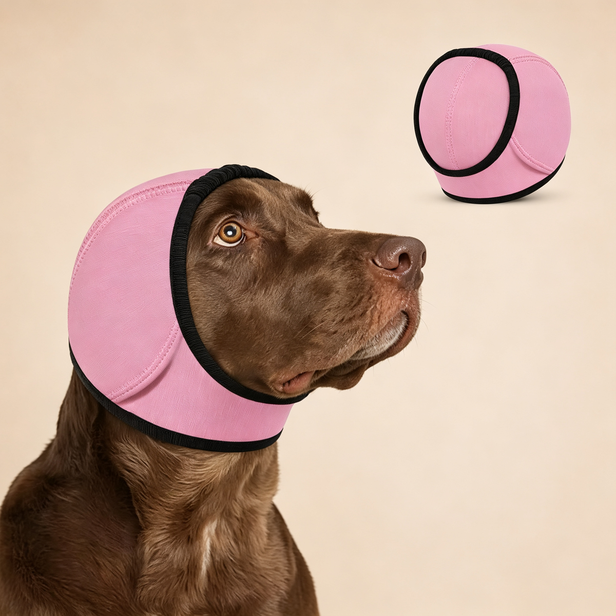 🐶 Dog Calming Hoodie & Waterproof Earmuff - Anxiety Relief Headwear 🎧