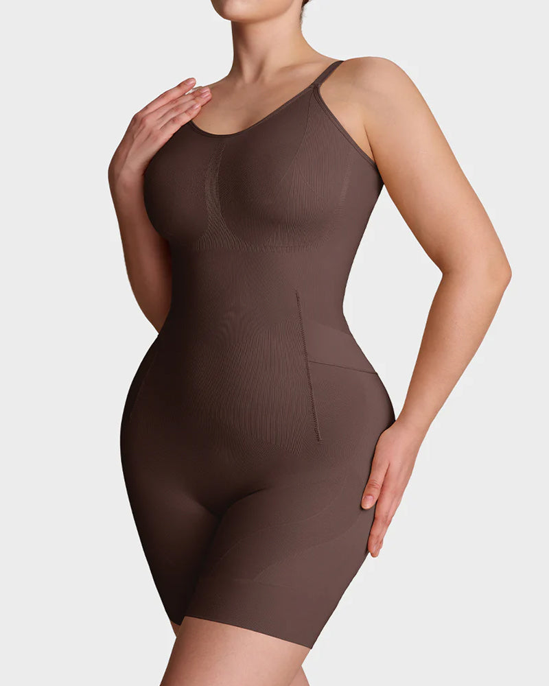 💥 55% OFF Last Day ✨ Seamless Sculpting Bodysuit | Easy-Off Tummy Control
