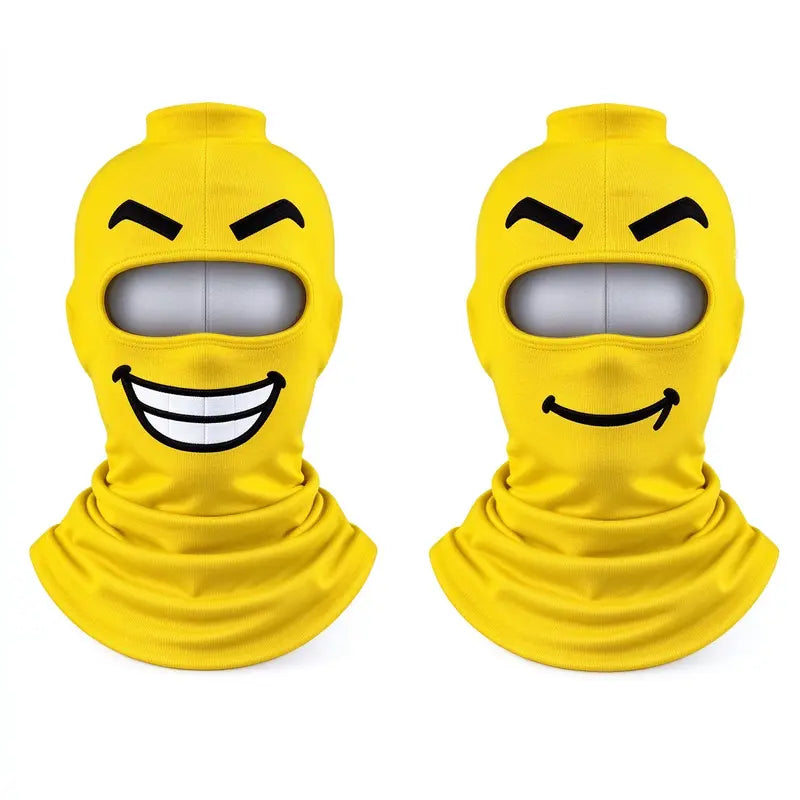 Grinning and classic smile ski mask styles