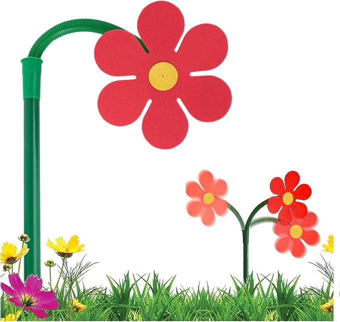 💦Crazy Dancing Daisy Garden Sprinkler Toy for Lawn Irrigation & Dog Fun 🌻💦