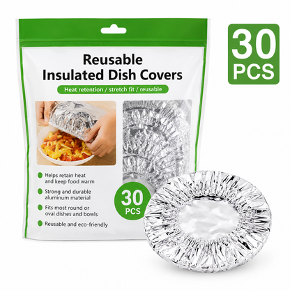 🔥 Reusable Thermal Dish Covers – Keep Food Warm & Fresh Longer
