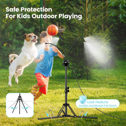 Portable Outdoor Cooling Mist Sprayer Stand