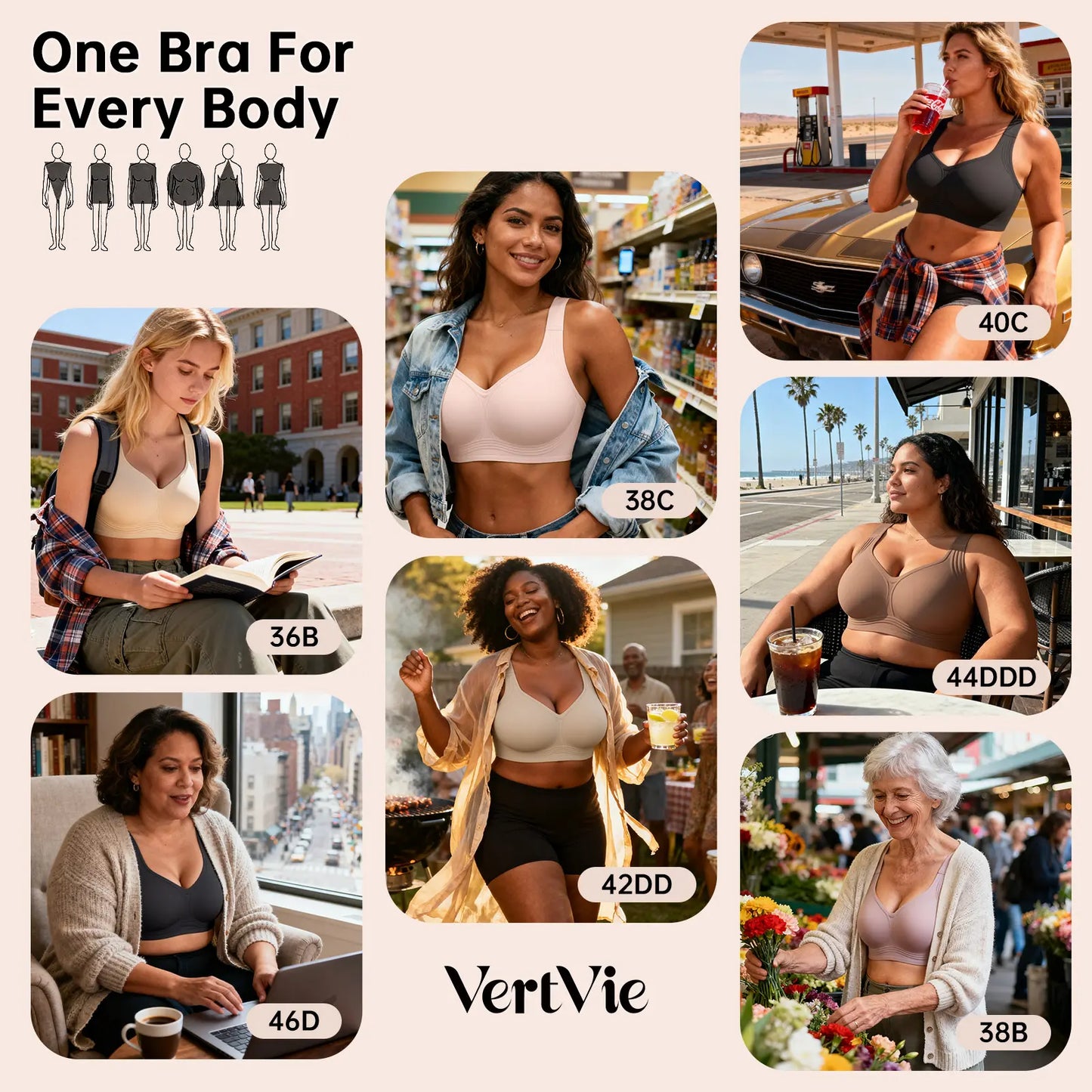 🏆Super firming bra | Women Wirefree Bras👍No more sagging breasts