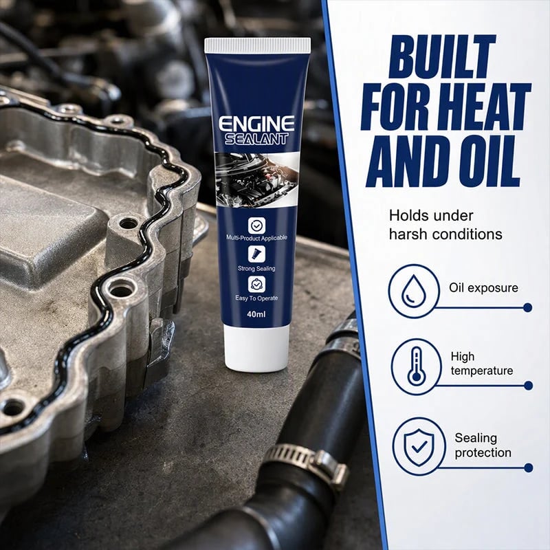 🔥HOT SALE 49% OFF⚙️Automotive Engine High Temperature Sealant 🔥Multi-Purpose Permanent Leak Sealing 🛠️Easy DIY Car Repair