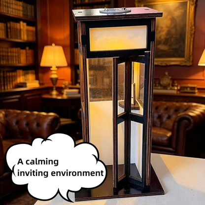 ☎️ Vintage Telephone Booth Lamp – 🏮 Warm LED Night Light with Retro Phone Details – Cozy Decor for Bedroom, Study & Office
