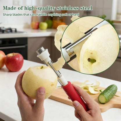 ⏰LAST DAY! BUY 1 GET 1 FREE🍎 2-in-1 Apple Corer & Peeler