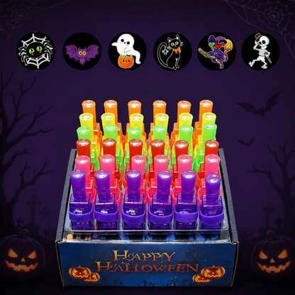 🎃 36-Piece Halloween LED Finger Projection Lights Set for Party Favors 👻