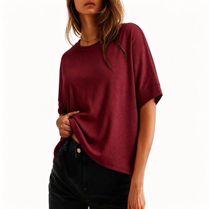 🔥 Soft Oversized Tee Women Love – Comfy, Loose & Flattering ✨