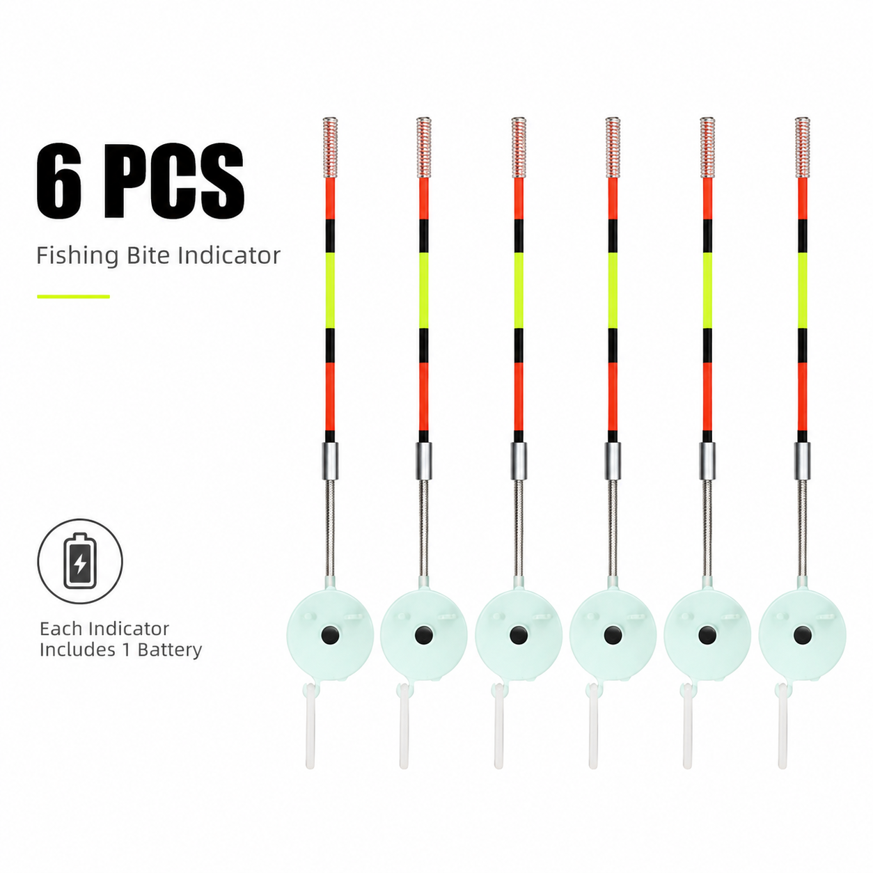 🚨 Never Miss A Strike — Smart LED Fishing Bite Alarm (Dual Sound & Visual Alert) 🎣
