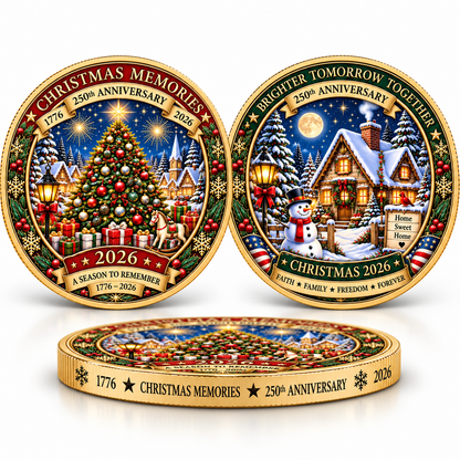 🎄 2026 Christmas 250th Anniversary Commemorative Collectible Keepsake ⭐