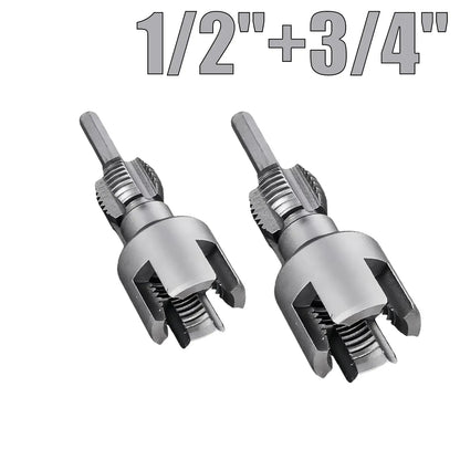 🛠️ Drill Powered Pipe Thread Cutting Tool Bit for Internal External Threads ⚡