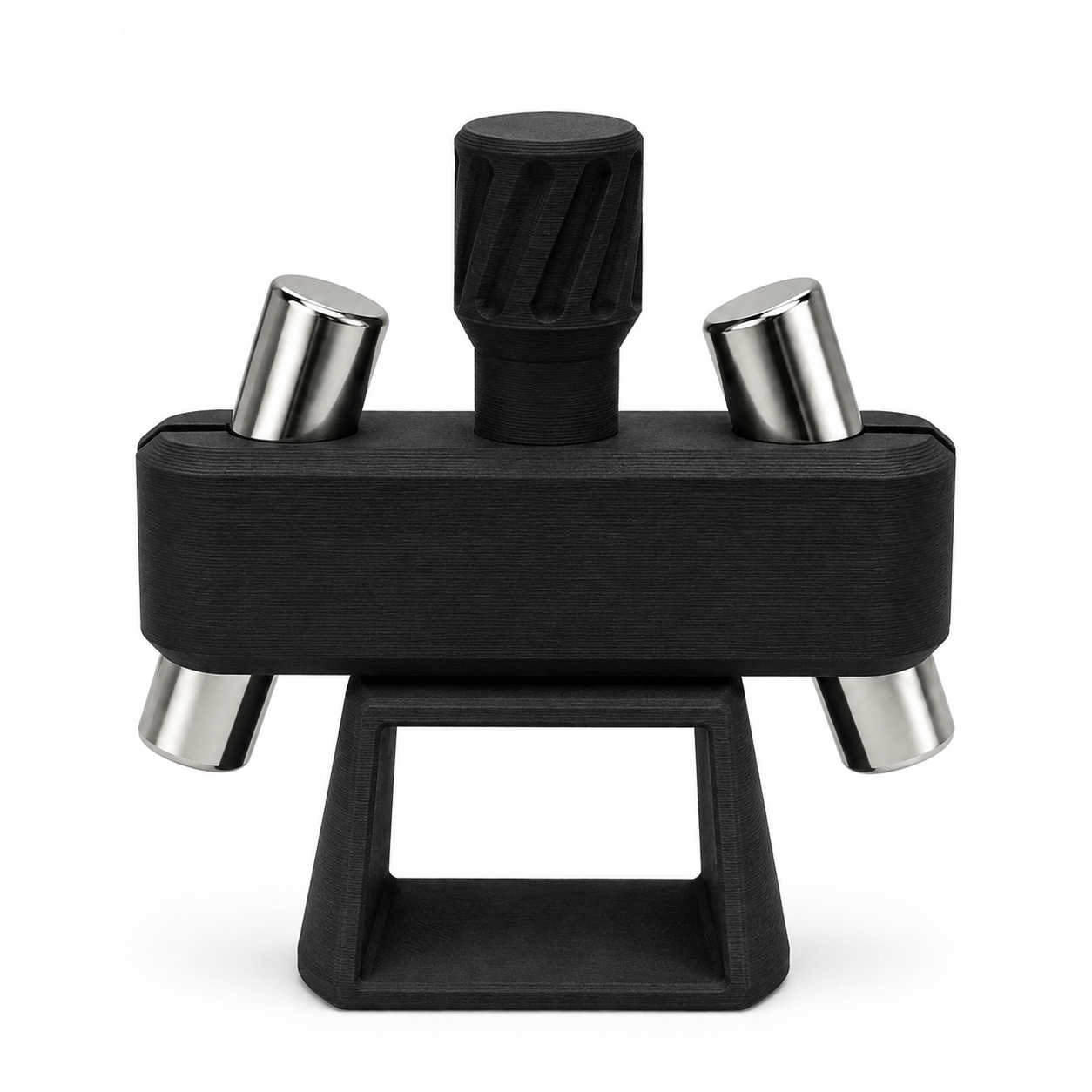 💅 Rotating Cat Eye Gel Nail Magnet Tool with Dual Height Finger Rests 💎