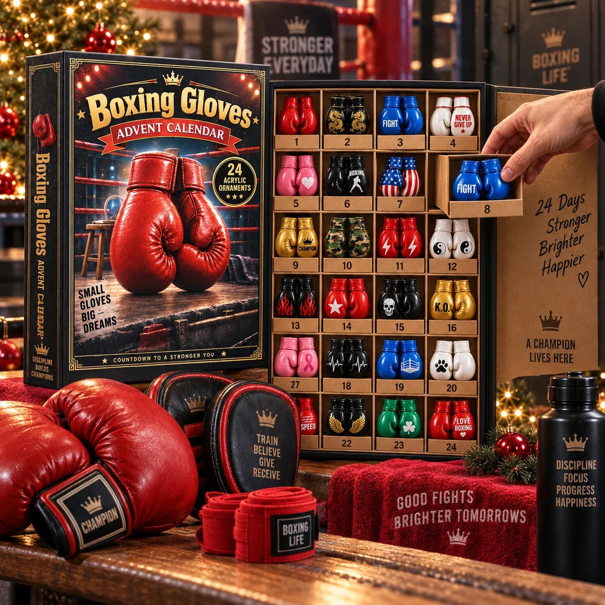 🥊 Boxing Gloves Advent Calendar 2026 | 24 Days of Boxing-Themed Surprises 🎄