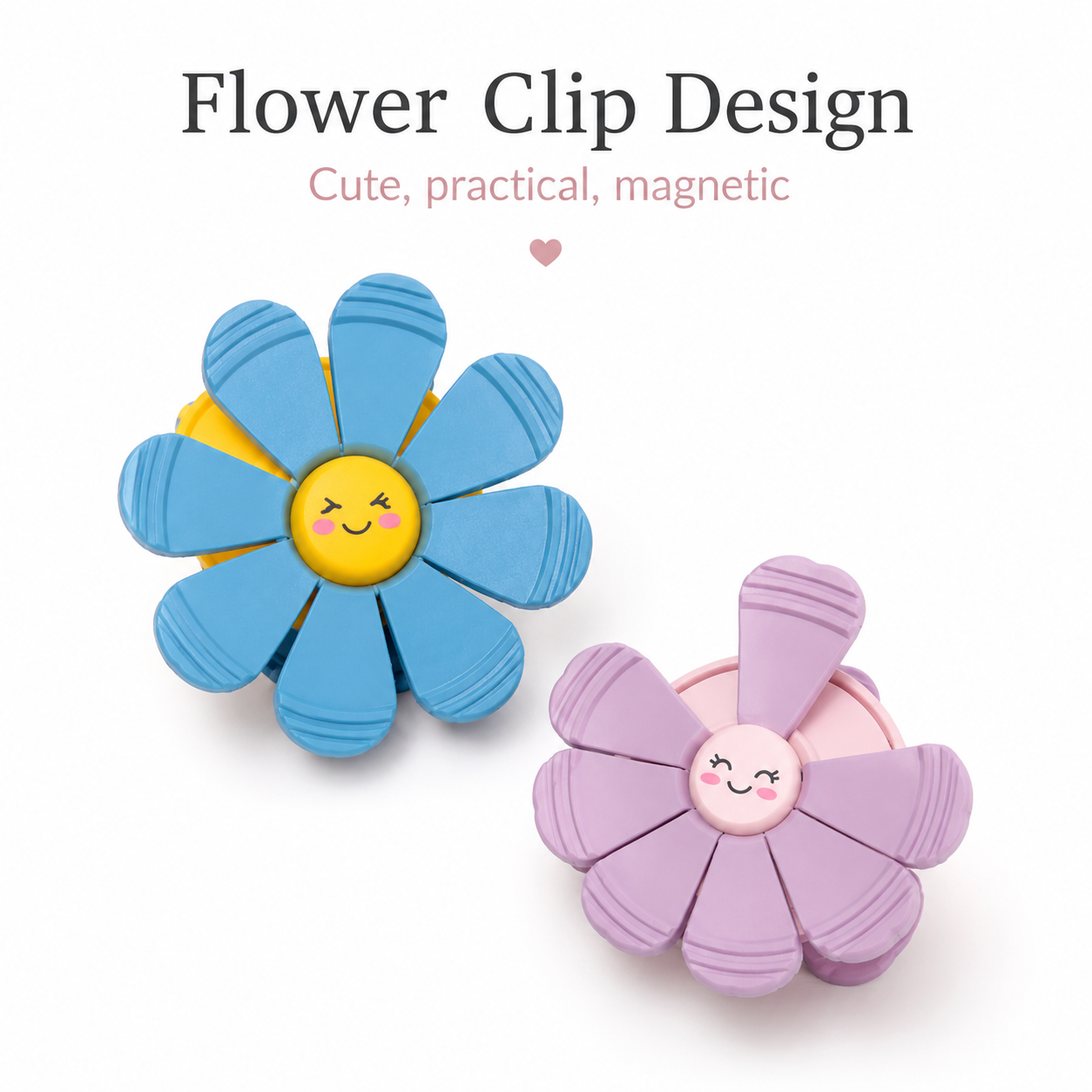 3D-printed flower clips, magnetic closures, kitchen hooks, pantry storage racks