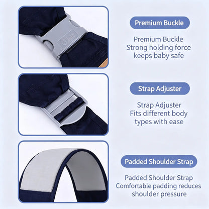 💗 Carry Baby Close, Keep Your Hands Free – Mesh Baby Sling👶