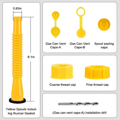 ⛽🔥50% OFF TODAY — Gas Can Spout Replacement Kit with Gaskets