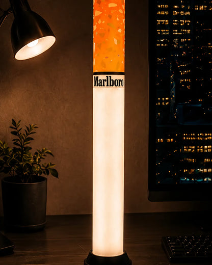 🚬 Cigarette Tube Shaped Style Floor Lamp | Retro Industrial Novelty Ambient Light