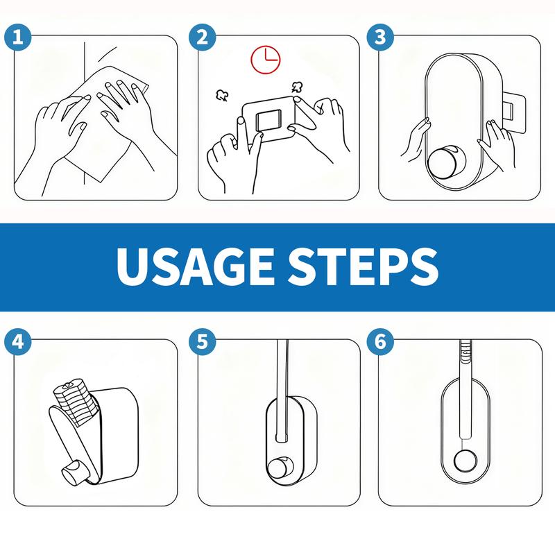 🧼 Disposable Toilet Cleaning Wand Kit Wall Mounted Caddy Storage Holder with Refills 🚽