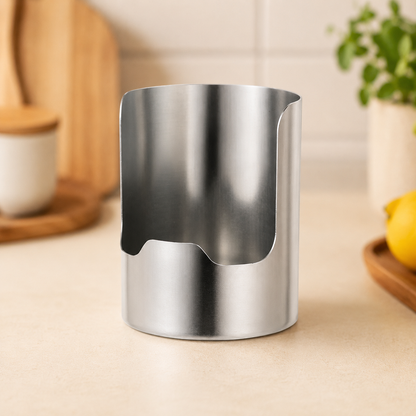 🍳 Stainless Steel Cutlery and Pot Lid Organizer