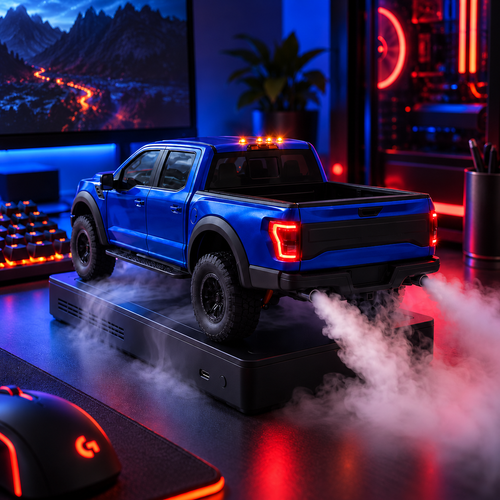 🚙 64% OFF LED Pickup Truck Humidifier – Exhaust-Style Mist & Glowing Lights 💨